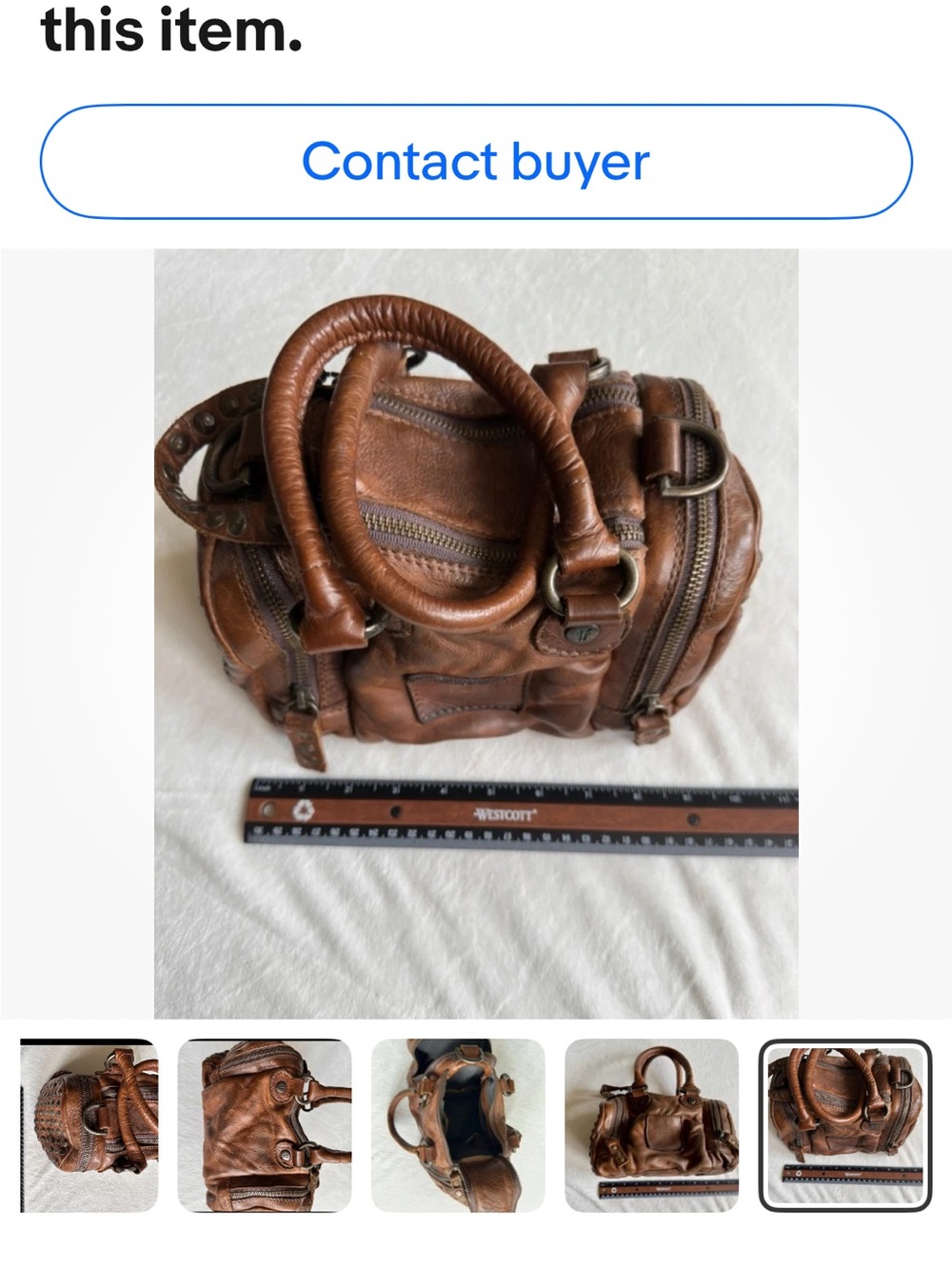Frye Brooke mini speedy handbag - Picture 8 of 10